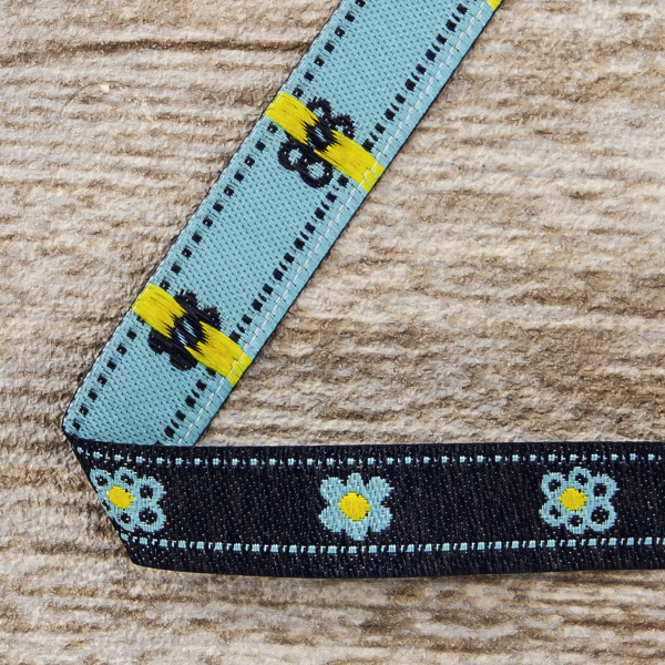 Лента жаккард SAFISA, 10 мм, 15 м, цвет 03. Арт 9085-10мм-03            