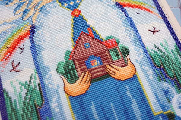 Набор для вышивания "Хранитель" с пришивной рамкой. Арт 22.002.08