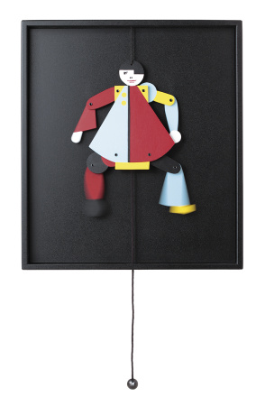 Игрушка дергунчик BAUHAUS "Hampelmann" 14+, дизайн 1926 года, в раме, 29,5 х 33 х 3,3 см. Арт 9652