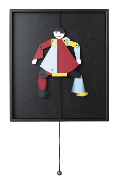 Игрушка дергунчик BAUHAUS "Hampelmann" 14+, дизайн 1926 года, в раме, 29,5 х 33 х 3,3 см. Арт 9652